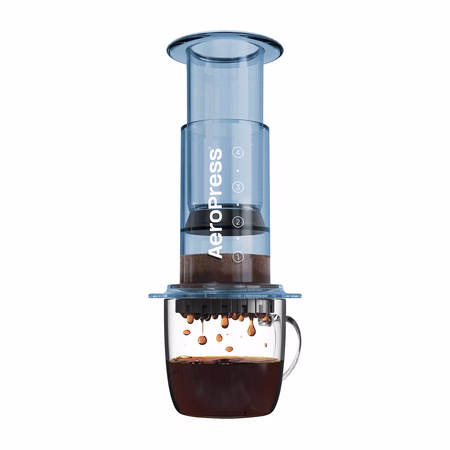 AeroPress Clear kahvinkeitin - sininen, purppura ja punainen AeroPress Clear kahvinkeitin - sininen, purppura ja punainen