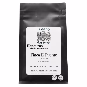 Honduras Finca El Puente pesty Catuai. Karpalo ja tumma suklaa. Pitkä jälkimaku.