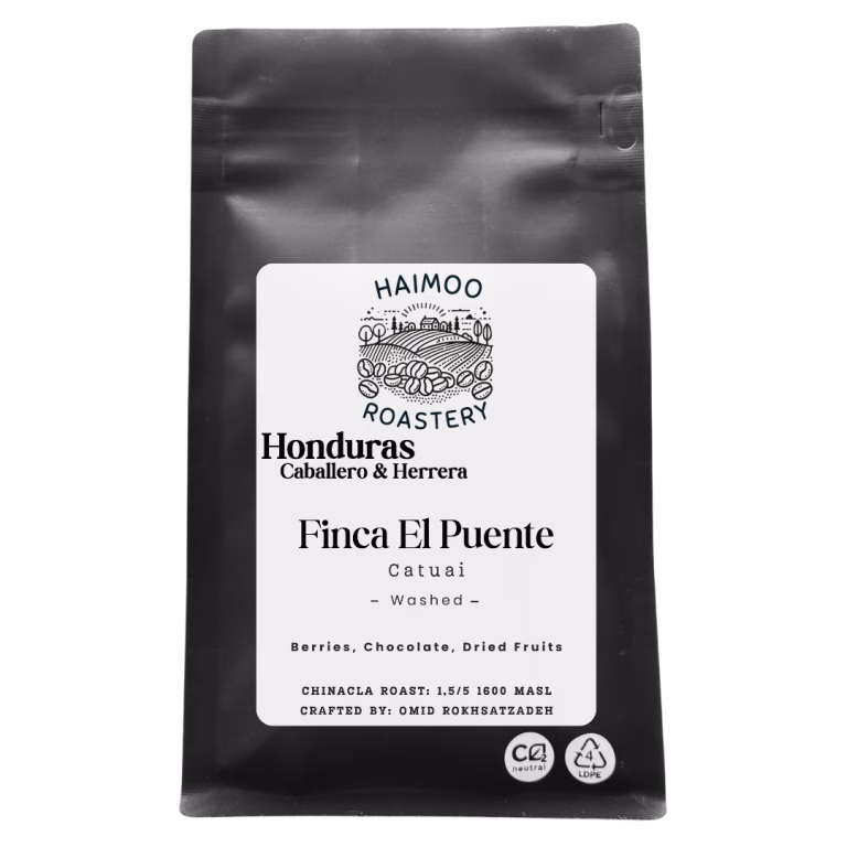 Honduras Finca El Puente pesty Catuai. Karpalo ja tumma suklaa. Pitkä jälkimaku.