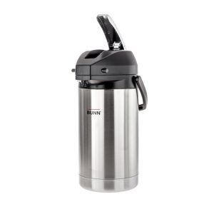 Bunn 3L Lever Action Airpot ruostumaton termoskannuinen säilytyspullo