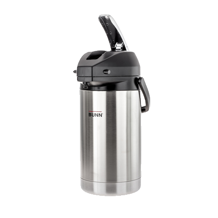 Bunn 3L Lever Action Airpot ruostumaton termoskannuinen säilytyspullo