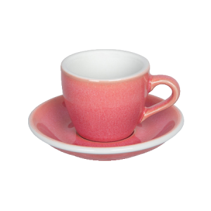 Loveramics Egg espressokuppi ja lautanen Berry-väri