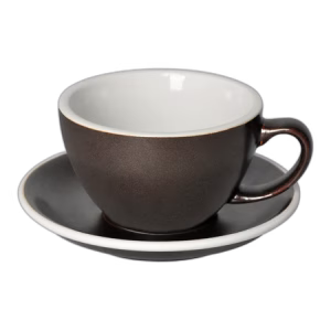 Loveramics Egg - Cafe Latte 300 ml Cup and Saucer - Gunpowder