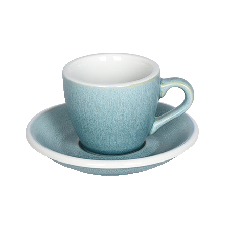 Loveramics Egg espresso-kuppi 80ml Glacier lautasineen