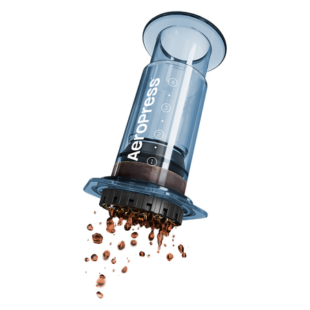 aeropress-clear-blue-coffee-maker-2 AeroPress - Clear Blue Coffee Maker