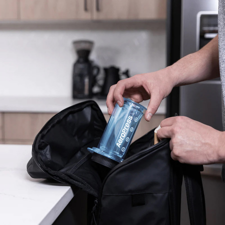 aeropress-clear-blue-coffee-maker-4 AeroPress - Clear Blue Coffee Maker