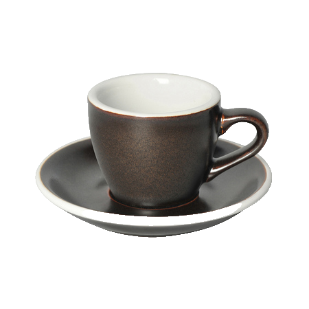 Loveramics Egg espresso 80ml Gunpowder kuppi ja lautanen