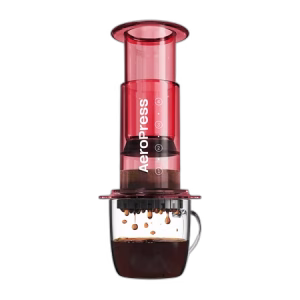 AeroPress - Clear Red Coffee Maker