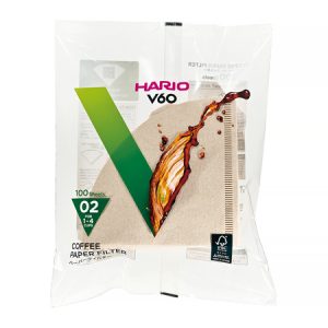 Hario Misarashi ruskeat V60-02 paperisuodattimet 100 kpl