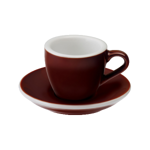 Loveramics Egg ruskea espressokuppi lautasella 80 ml